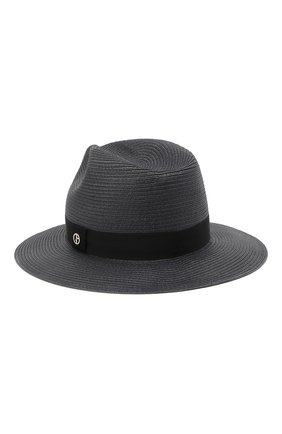Мужская шляпа GIORGIO ARMANI темно-синего цвета по цене 35550 руб., арт. 747362/1P507 | Фото 2 Мужская шляпа GIORGIO ARMANI темно-синего цвета, арт. 747362/1P507 | Фото 2 (Материал: Текстиль, Растительное волокно)