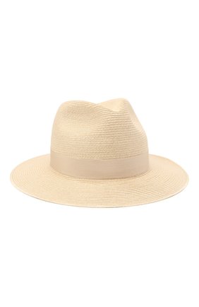 Мужская шляпа GIORGIO ARMANI светло-бежевого цвета, арт. 747362/1P507 | Фото 1 (Материал: Растительное волокно, Текстиль)