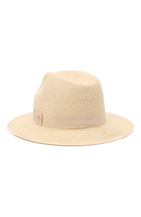 Мужская шляпа GIORGIO ARMANI светло-бежевого цвета, арт. 747362/1P507 | Фото 2 (Материал: Растительное волокно, Текстиль)