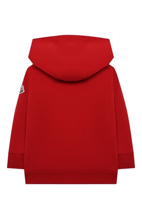 Детский комплект из толстовки и брюк MONCLER красного цвета по цене 24150 руб., арт. G1-951-8M741-20-809AC | Фото 3 Детский комплект из толстовки и брюк MONCLER красного цвета, арт. G1-951-8M741-20-809AC | Фото 3