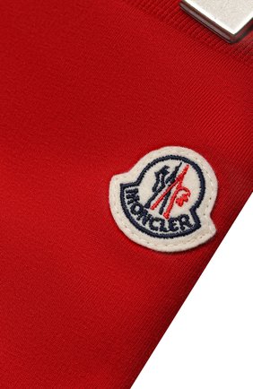 Детский комплект из толстовки и брюк MONCLER красного цвета по цене 24150 руб., арт. G1-951-8M741-20-809AC | Фото 7 Детский комплект из толстовки и брюк MONCLER красного цвета, арт. G1-951-8M741-20-809AC | Фото 7