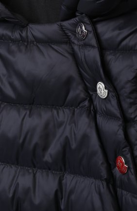 Детский пуховый комбинезон MONCLER темно-синего цвета по цене 42250 руб., арт. G1-951-1G516-00-53048 | Фото 3 Детский пуховый комбинезон MONCLER темно-синего цвета, арт. G1-951-1G516-00-53048 | Фото 3