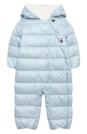 Детский пуховый комбинезон MONCLER голубого цвета по цене 47950 руб., арт. G1-951-1G516-00-53048 | Фото 1 Детский пуховый комбинезон MONCLER голубого цвета, арт. G1-951-1G516-00-53048 | Фото 1 (Рукава: Длинные; Материал внешний: Синтетический материал; Региональные ограничения белый список (Axapta Mercury): RU; Материал утеплителя: Пух и перо; Материал подклада: Хлопок; Ростовка одежда: 12 мес | 80 см, 18 мес | 86 см)