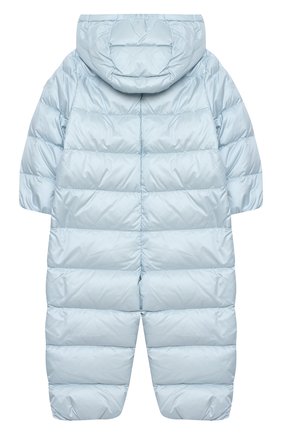 Детский пуховый комбинезон MONCLER голубого цвета по цене 47950 руб., арт. G1-951-1G516-00-53048 | Фото 2 Детский пуховый комбинезон MONCLER голубого цвета, арт. G1-951-1G516-00-53048 | Фото 2 (Рукава: Длинные; Материал внешний: Синтетический материал; Региональные ограничения белый список (Axapta Mercury): RU; Материал утеплителя: Пух и перо; Материал подклада: Хлопок; Ростовка одежда: 12 мес | 80 см, 18 мес | 86 см)