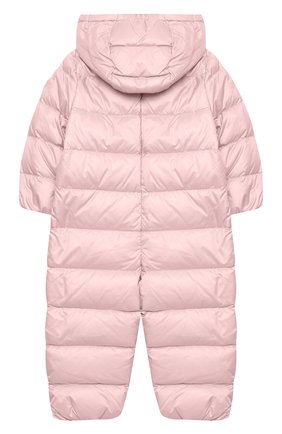 Детский пуховый комбинезон MONCLER светло-розового цвета по цене 47950 руб., арт. G1-951-1G516-00-53048 | Фото 2 Детский пуховый комбинезон MONCLER светло-розового цвета, арт. G1-951-1G516-00-53048 | Фото 2 (Рукава: Длинные; Материал внешний: Синтетический материал; Региональные ограничения белый список (Axapta Mercury): RU; Материал утеплителя: Пух и перо; Материал подклада: Хлопок; Ростовка одежда: 12 мес | 80 см, 18 мес | 86 см)