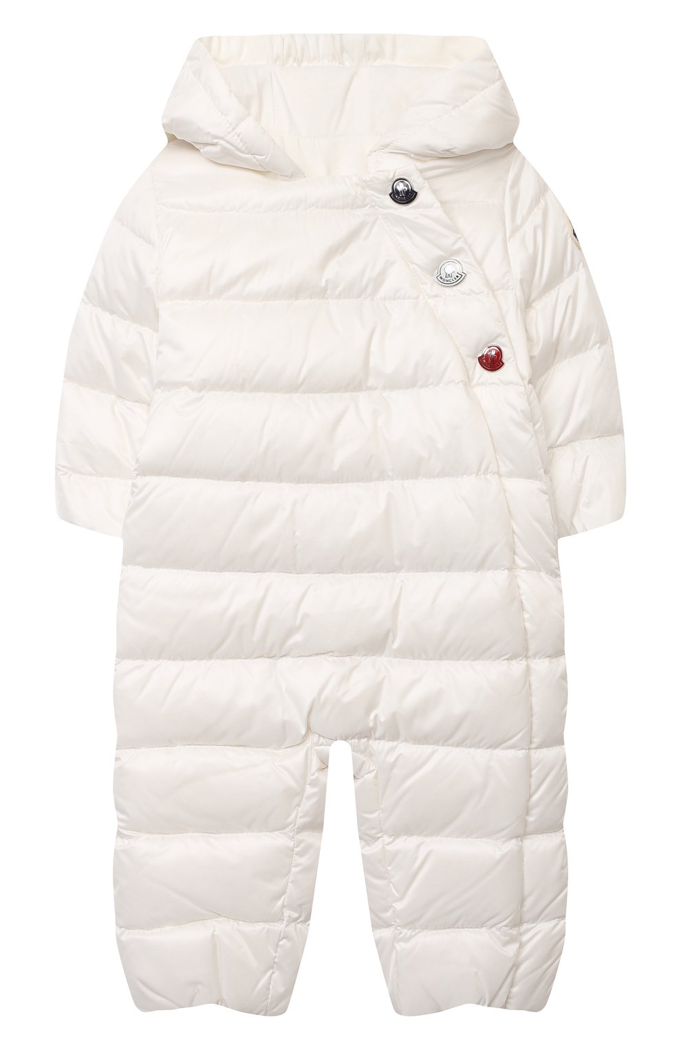 Детский пуховый комбинезон MONCLER белого цвета, арт. G1-951-1G516-00-53048 | Фото 1