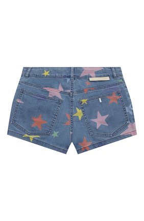 Детские джинсовые шорты STELLA MCCARTNEY синего цвета по цене 5615 руб., арт. 602725/SQKB7 | Фото 2 Детские джинсовые шорты STELLA MCCARTNEY синего цвета, арт. 602725/SQKB7 | Фото 2