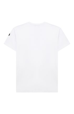Детская хлопковая футболка MARCELO BURLON KIDS OF MILAN белого цвета по цене 8995 руб., арт. 21E/B/MB/1102/0010/2-6Y | Фото 2 Детская хлопковая футболка MARCELO BURLON KIDS OF MILAN белого цвета, арт. 21E/B/MB/1102/0010/2-6Y | Фото 2