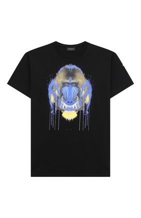 Детская хлопковая футболка MARCELO BURLON KIDS OF MILAN черного цвета по цене 8995 руб., арт. 21E/B/MB/1102/0010/2-6Y | Фото 1 Детская хлопковая футболка MARCELO BURLON KIDS OF MILAN черного цвета, арт. 21E/B/MB/1102/0010/2-6Y | Фото 1