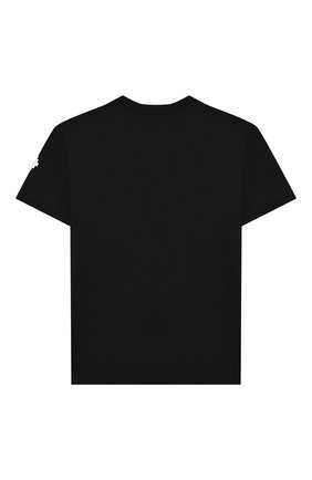 Детская хлопковая футболка MARCELO BURLON KIDS OF MILAN черного цвета по цене 8995 руб., арт. 21E/B/MB/1103/0010/2-6Y | Фото 2 Детская хлопковая футболка MARCELO BURLON KIDS OF MILAN черного цвета, арт. 21E/B/MB/1103/0010/2-6Y | Фото 2