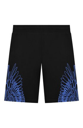 Детские хлопковые шорты MARCELO BURLON KIDS OF MILAN черного цвета по цене 14200 руб., арт. 21E/B/MB/3200/0020/2-6Y | Фото 2 Детские хлопковые шорты MARCELO BURLON KIDS OF MILAN черного цвета, арт. 21E/B/MB/3200/0020/2-6Y | Фото 2