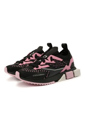 Детские кроссовки DOLCE & GABBANA розового цвета по цене 46050 руб., арт. DA0952/AW478/29-36 | Фото 1 Детские кроссовки DOLCE & GABBANA розового цвета, арт. DA0952/AW478/29-36 | Фото 1 (Материал внутренний: Текстиль, Натуральная кожа; Стили: Гранж; Материал внешний: Текстиль; Региональные ограничения белый список (Axapta Mercury): RU)