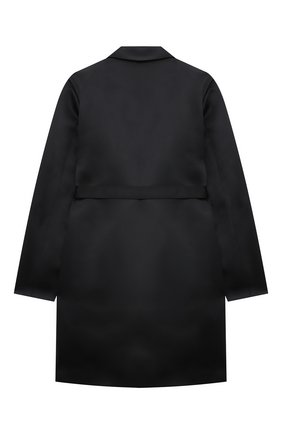Детский тренч VERSACE черного цвета по цене 53200 руб., арт. 1000005/1A00017/8A-14A | Фото 2 Детский тренч VERSACE черного цвета, арт. 1000005/1A00017/8A-14A | Фото 2