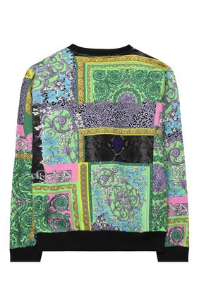 Детский хлопковый свитшот VERSACE разноцветного цвета по цене 25550 руб., арт. 1000349/1A00277/8A-14A | Фото 2 Детский хлопковый свитшот VERSACE разноцветного цвета, арт. 1000349/1A00277/8A-14A | Фото 2