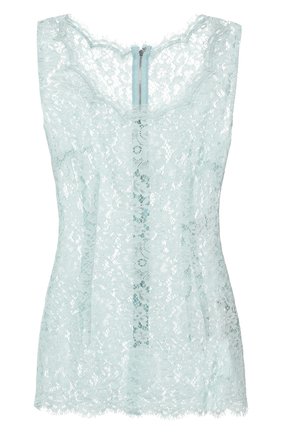 Женский топ DOLCE & GABBANA голубого цвета по цене 94100 руб., арт. F74J9T/HLMEA | Фото 1 Женский топ DOLCE & GABBANA голубого цвета, арт. F74J9T/HLMEA | Фото 1