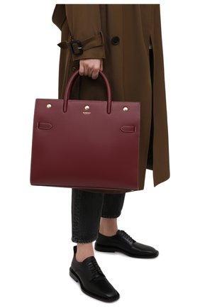 Женская сумка title BURBERRY бордового цвета по цене 159000 руб., арт. 8037653 | Фото 2 Женская сумка title BURBERRY бордового цвета, арт. 8037653 | Фото 2 (Размер: large; Сумки-технические: Сумки через плечо, Сумки top-handle; Ремень/цепочка: На ремешке; Материал: Натуральная кожа)