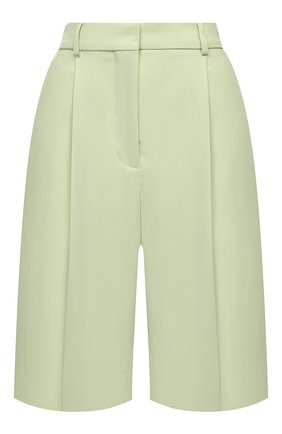 Женские шерстяные шорты ACNE STUDIOS зеленого цвета по цене 31450 руб., арт. AE0038 | Фото 1 Женские шерстяные шорты ACNE STUDIOS зеленого цвета, арт. AE0038 | Фото 1
