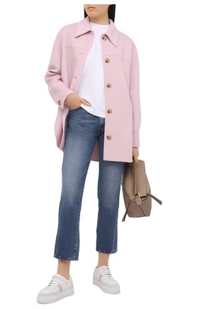 Женская хлопковая футболка ACNE STUDIOS белого цвета по цене 12600 руб., арт. AL0195 | Фото 2 Женская хлопковая футболка ACNE STUDIOS белого цвета, арт. AL0195 | Фото 2