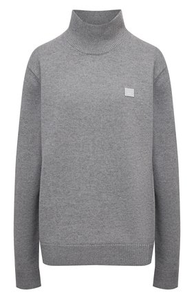 Женская шерстяная водолазка ACNE STUDIOS серого цвета по цене 31450 руб., арт. C60029/W | Фото 1 Женская шерстяная водолазка ACNE STUDIOS серого цвета, арт. C60029/W | Фото 1