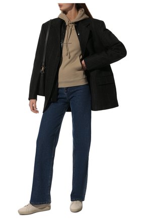 Женский хлопковое худи SAINT LAURENT бежевого цвета по цене 62550 руб., арт. 647993/YBQZ2 | Фото 2 Женский хлопковое худи SAINT LAURENT бежевого цвета, арт. 647993/YBQZ2 | Фото 2