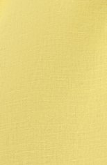 Женские шорты из льна и хлопка A MERE CO желтого цвета, арт. AMC-RSS21-42Y | Фото 5 (Женское Кросс-КТ: Шорты-одежда; Длина Ж (юбки, платья, шорты): Мини; Материал внешний: Хлопок, Лен; Стили: Кэжуэл)