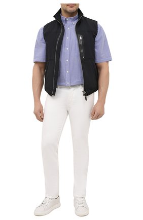 Мужская хлопковая рубашка POLO RALPH LAUREN голубого цвета по цене 10450 руб., арт. 711833828/5103A/PRL BS | Фото 2 Мужская хлопковая рубашка POLO RALPH LAUREN голубого цвета, арт. 711833828/5103A/PRL BS | Фото 2