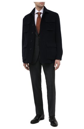 Мужские кожаные оксфорды BRIONI черного цвета по цене 98500 руб., арт. QEH20L/P6757 | Фото 2 Мужские кожаные оксфорды BRIONI черного цвета, арт. QEH20L/P6757 | Фото 2