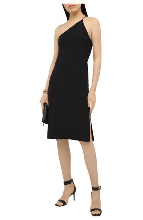Женские кожаные босоножки VERSACE JEANS COUTURE черного цвета по цене 18300 руб., арт. E0VWAS70-LINEA F0ND0 EMILY DIS. S70/71977 | Фото 2 Женские кожаные босоножки VERSACE JEANS COUTURE черного цвета, арт. E0VWAS70-LINEA F0ND0 EMILY DIS. S70/71977 | Фото 2