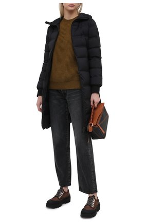 Женский пуховик MONCLER черного цвета по цене 113200 руб., арт. G1-093-1C591-40-53333 | Фото 2 Женский пуховик MONCLER черного цвета, арт. G1-093-1C591-40-53333 | Фото 2