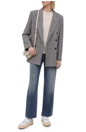Женская футболка JACQUEMUS светло-бежевого цвета по цене 12550 руб., арт. 211JS06/215800 | Фото 2 Женская футболка JACQUEMUS светло-бежевого цвета, арт. 211JS06/215800 | Фото 2