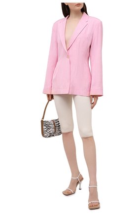 Женские шорты из вискозы JACQUEMUS светло-бежевого цвета по цене 19500 руб., арт. 211KN12/204801 | Фото 2 Женские шорты из вискозы JACQUEMUS светло-бежевого цвета, арт. 211KN12/204801 | Фото 2
