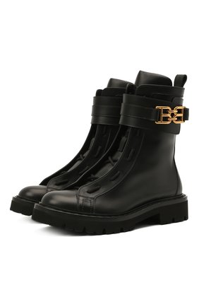 Женские кожаные ботинки glaris BALLY черного цвета по цене 66550 руб., арт. GLARIS/00 | Фото 1 Женские кожаные ботинки glaris BALLY черного цвета, арт. GLARIS/00 | Фото 1