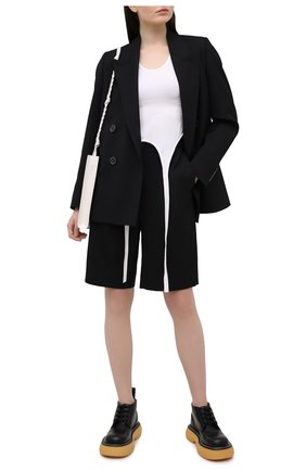 Женский жакет ACNE STUDIOS черного цвета по цене 65100 руб., арт. AH0130 | Фото 2 Женский жакет ACNE STUDIOS черного цвета, арт. AH0130 | Фото 2