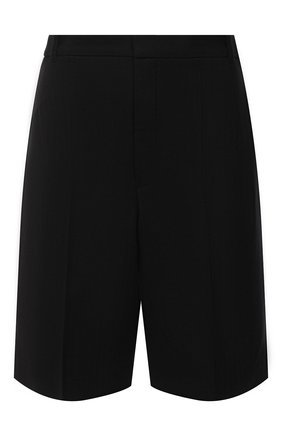 Женские хлопковые шорты SAINT LAURENT черного цвета по цене 96050 руб., арт. 610553/Y5C05 | Фото 1
