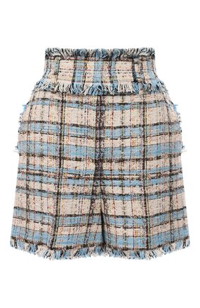 Женские хлопковые шорты MSGM голубого цвета по цене 36950 руб., арт. 3041MDB03 217102 | Фото 1 Женские хлопковые шорты MSGM голубого цвета, арт. 3041MDB03 217102 | Фото 1 (Материал внешний: Хлопок; Длина Ж (юбки, платья, шорты): Мини; Стили: Ретро; Женское Кросс-КТ: Шорты-одежда)