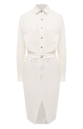 Женское джинсовое платье RAG&BONE белого цвета по цене 44800 руб., арт. WCW20H30024D02 | Фото 1 Женское джинсовое платье RAG&BONE белого цвета, арт. WCW20H30024D02 | Фото 1