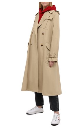 Женские кожаные кеды kenzo sport kourt KENZO белого цвета по цене 28350 руб., арт. FA62SN170L50 | Фото 2 Женские кожаные кеды kenzo sport kourt KENZO белого цвета, арт. FA62SN170L50 | Фото 2