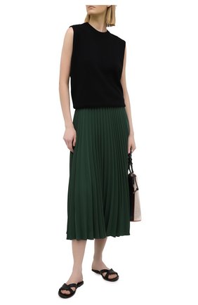 Женские кожаные шлепанцы city KENZO черного цвета по цене 26500 руб., арт. FB52MU021L65 | Фото 2 Женские кожаные шлепанцы city KENZO черного цвета, арт. FB52MU021L65 | Фото 2