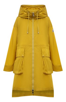 Женский плащ MONCLER желтого цвета по цене 74300 руб., арт. G1-093-1C738-00-54155 | Фото 1 Женский плащ MONCLER желтого цвета, арт. G1-093-1C738-00-54155 | Фото 1