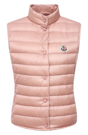 Женский пуховый жилет MONCLER розового цвета по цене 50100 руб., арт. G1-093-1A102-00-53048 | Фото 1 Женский пуховый жилет MONCLER розового цвета, арт. G1-093-1A102-00-53048 | Фото 1