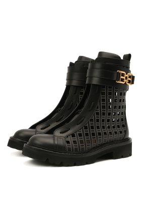 Женские кожаные ботинки glaris BALLY черного цвета по цене 85750 руб., арт. GLARIS-LASER/00 | Фото 1 Женские кожаные ботинки glaris BALLY черного цвета, арт. GLARIS-LASER/00 | Фото 1