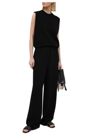 Женские кожаные шлепанцы peoni BALLY черного цвета по цене 37900 руб., арт. PE0NI FLAT-STUDS/00 | Фото 2 Женские кожаные шлепанцы peoni BALLY черного цвета, арт. PE0NI FLAT-STUDS/00 | Фото 2