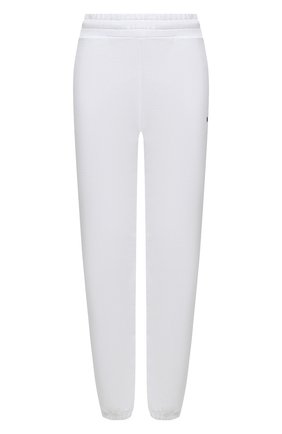 Женские хлопковые джоггеры MSGM белого цвета по цене 23800 руб., арт. 3041MDP64 217299 | Фото 1 Женские хлопковые джоггеры MSGM белого цвета, арт. 3041MDP64 217299 | Фото 1