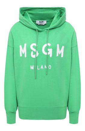 Женский хлопковое худи MSGM зеленого цвета по цене 21050 руб., арт. 3041MDM88 217299 | Фото 1 Женский хлопковое худи MSGM зеленого цвета, арт. 3041MDM88 217299 | Фото 1