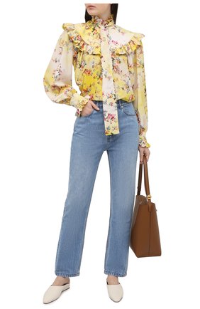 Женская блузка MSGM желтого цвета по цене 42400 руб., арт. 3041MDM11 217152 | Фото 2 Женская блузка MSGM желтого цвета, арт. 3041MDM11 217152 | Фото 2