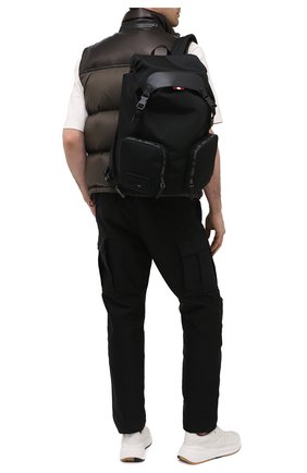 Мужской текстильный рюкзак rhudi BALLY черного цвета, арт. RHUDI/00 | Фото 2 (Материал: Текстиль; Размер: large; Сумки-технические: Рюкзаки - большие)