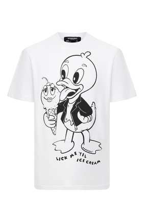 Мужская хлопковая футболка DOMREBEL белого цвета по цене 10650 руб., арт. ICE CREAM/0VERSIZE T-SHIRT | Фото 1 Мужская хлопковая футболка DOMREBEL белого цвета, арт. ICE CREAM/0VERSIZE T-SHIRT | Фото 1 (Принт: С принтом; Стили: Гранж; Рукава: Короткие; Материал внешний: Хлопок; Длина (для топов): Стандартные)