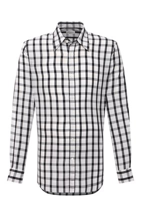 Мужская рубашка DRIES VAN NOTEN черно-белого цвета по цене 39950 руб., арт. 211-20705-2308 | Фото 1 Мужская рубашка DRIES VAN NOTEN черно-белого цвета, арт. 211-20705-2308 | Фото 1
