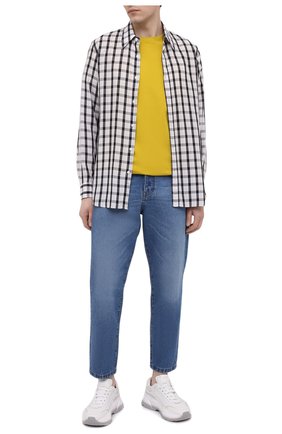 Мужская рубашка DRIES VAN NOTEN черно-белого цвета по цене 39950 руб., арт. 211-20705-2308 | Фото 2 Мужская рубашка DRIES VAN NOTEN черно-белого цвета, арт. 211-20705-2308 | Фото 2