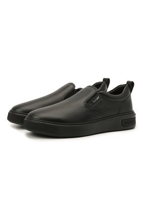 Мужские кожаные слипоны mardy BALLY черного цвета по цене 37500 руб., арт. MARDY/00 | Фото 1 Мужские кожаные слипоны mardy BALLY черного цвета, арт. MARDY/00 | Фото 1